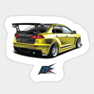 mitsubishi evoX Sticker